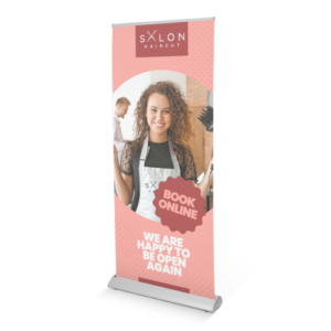 Deluxe roll-up banner